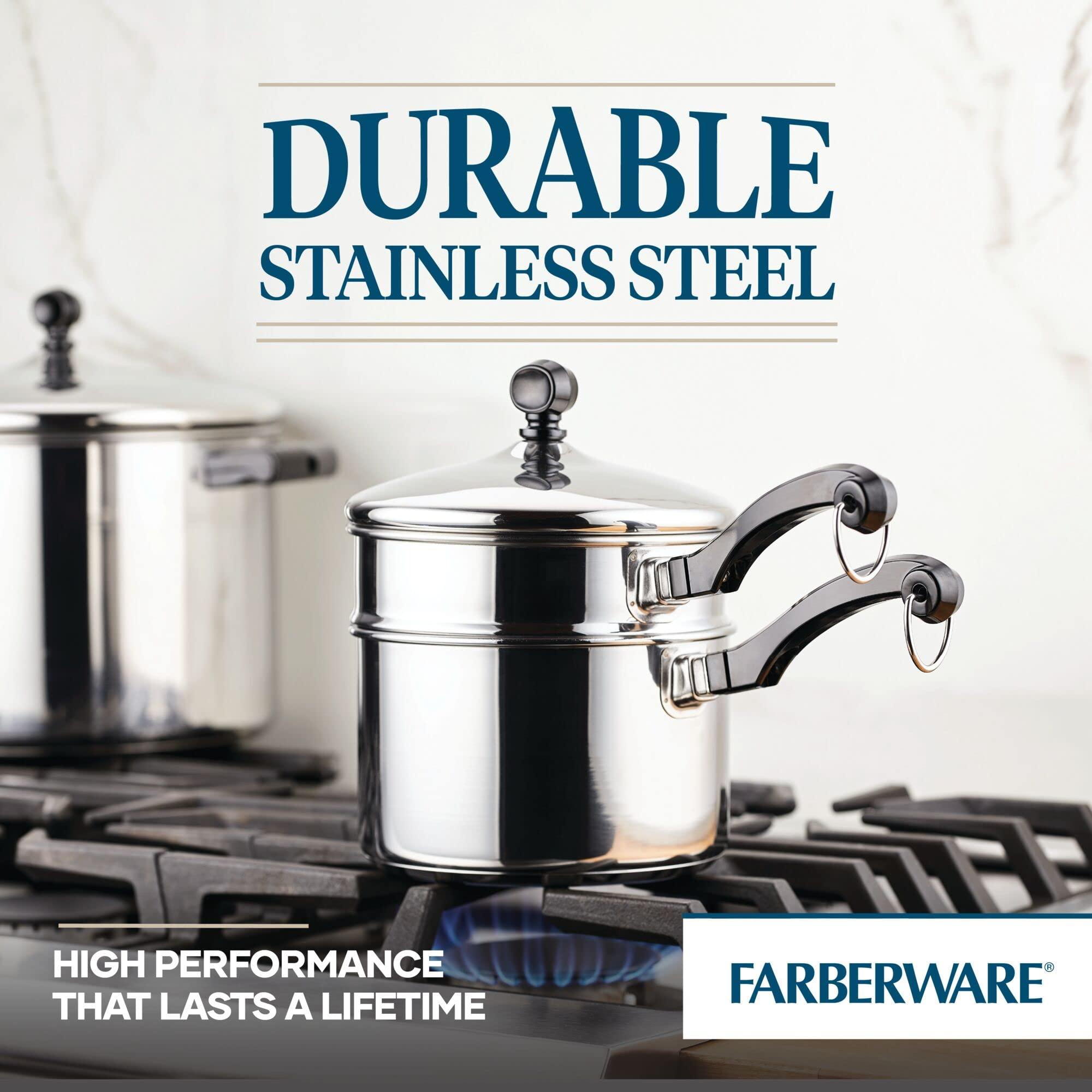 Farberware Farberware Classic Stainless Series 2-Quart Covered Double Boiler