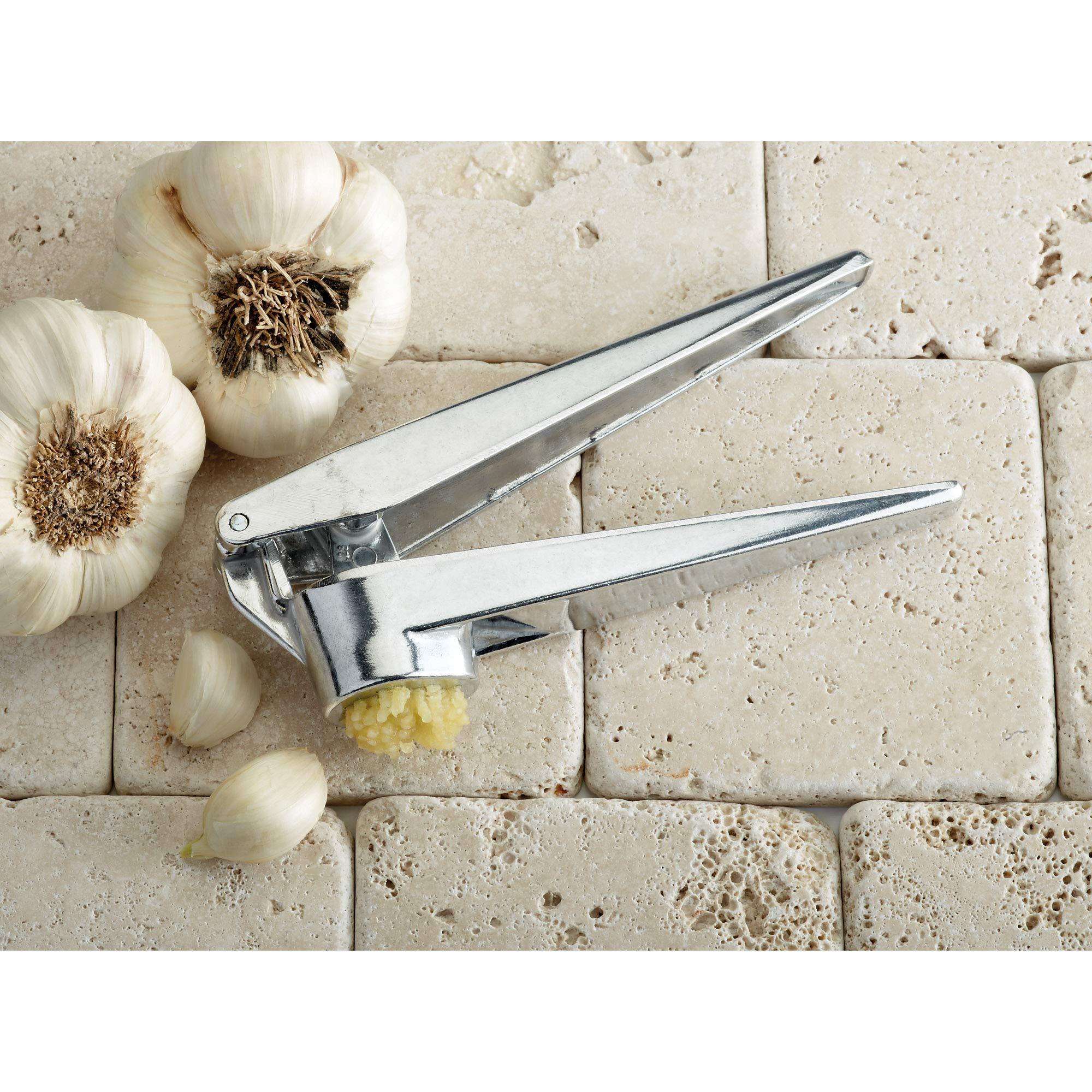Fante's Fantes No-Peel, Self Cleaning Garlic Press, 6.25 x 1-Inches, the Italian Market Original since 1906