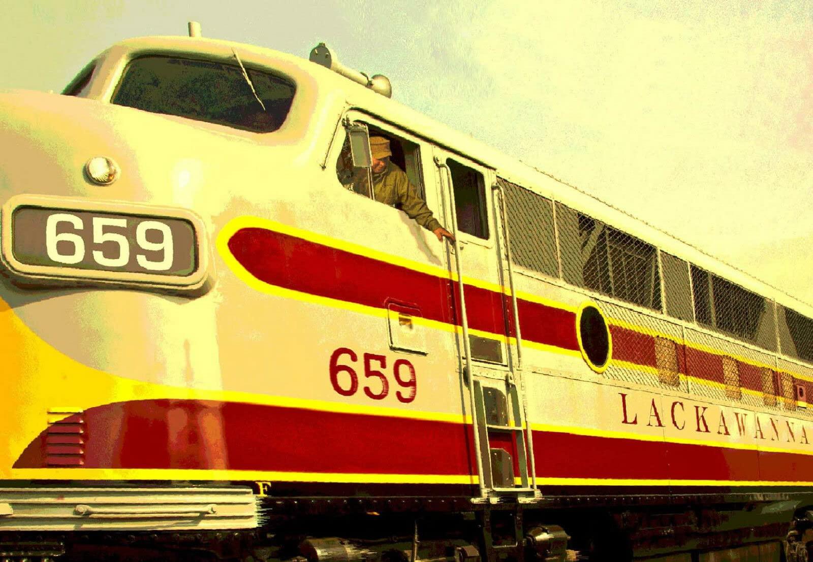 Generic Lackawanna Railroad PHOEBE SNOW Anthracite Train Poster Art Print 060(TITLE City:CRESCO;Size:20 x 30 inches)