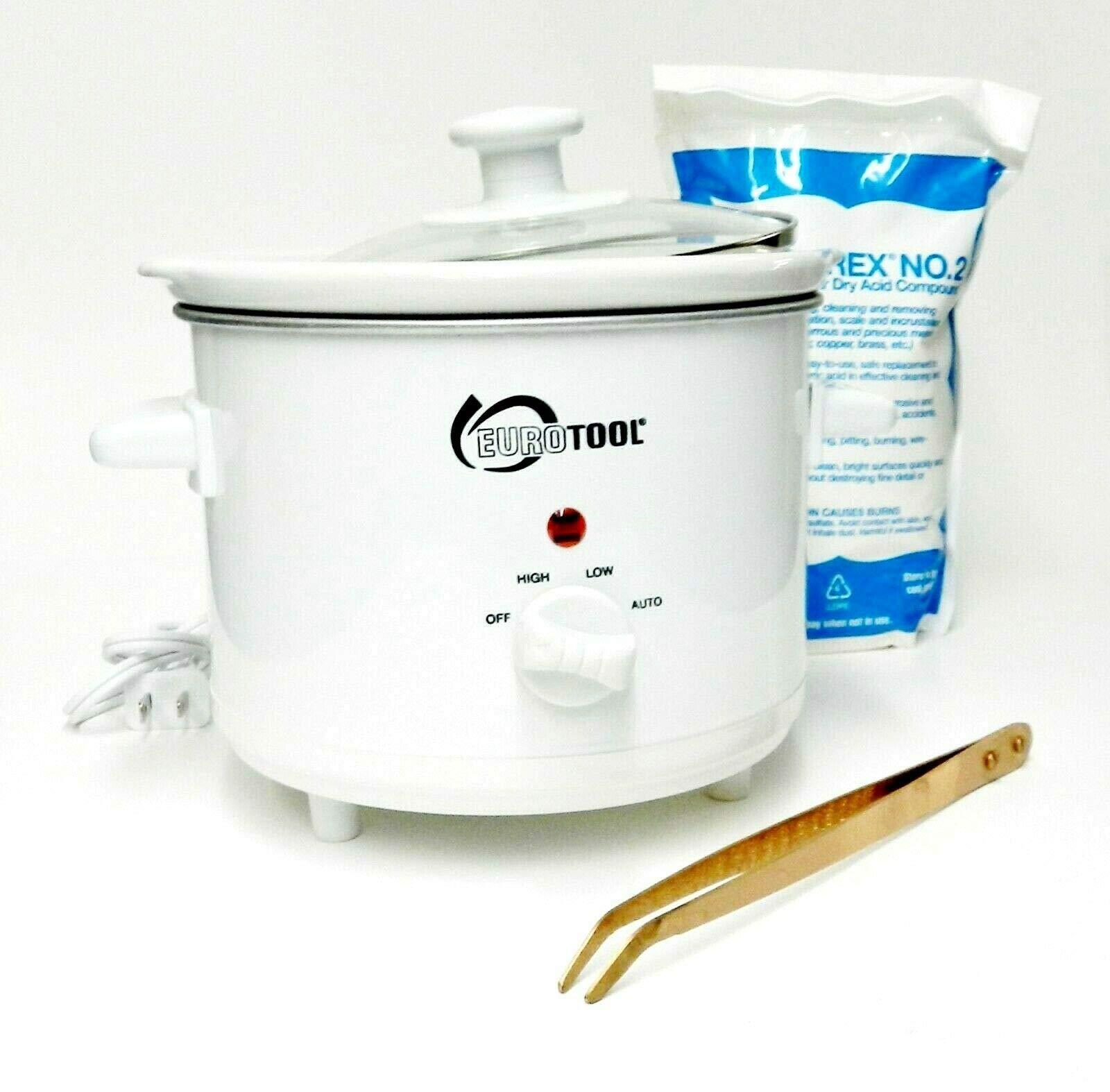 JTS Jewelry Pickling Large Pickle Pot Sparex Copper Tong Remove Soldering Oxidation