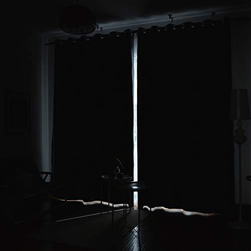 Macochico Macochico Thermal Velvet Blackout Curtains - Classic Velvet Woven Home Nickle Grommet Velvet Drapes for Bedroom Club Home Theater 84 x 84 Inch Cream (1 Panel)