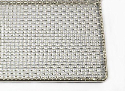 OCSParts Belshaw Stainless Steel Frying Screen with Handles, 19" x 19" (1)