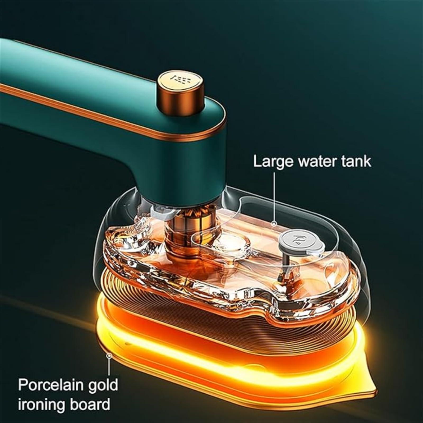 Evstyr Mini Travel Steam Iron Cordless, Travel Steamer for Clothes Portable Mini Handheld Rsteamer Shirt Ironing Machine (White)