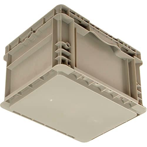 Monoflo Straight Wall Container Solid - Stackable NRSO1215-09 Gray - 12 x 15 x 9