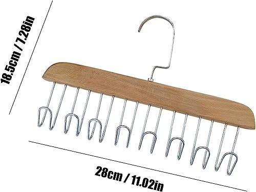 LCPKUTTR Tank Tops Hangers - Clothes Hangers, Bra Hanger Space Saving Closet Organizer - 360 Rotating, Sturdy And Durable Scarf Organizer And Storage For Tops, Camisoles, Bras, Scarfs Or Belts v-104027 ( Colo