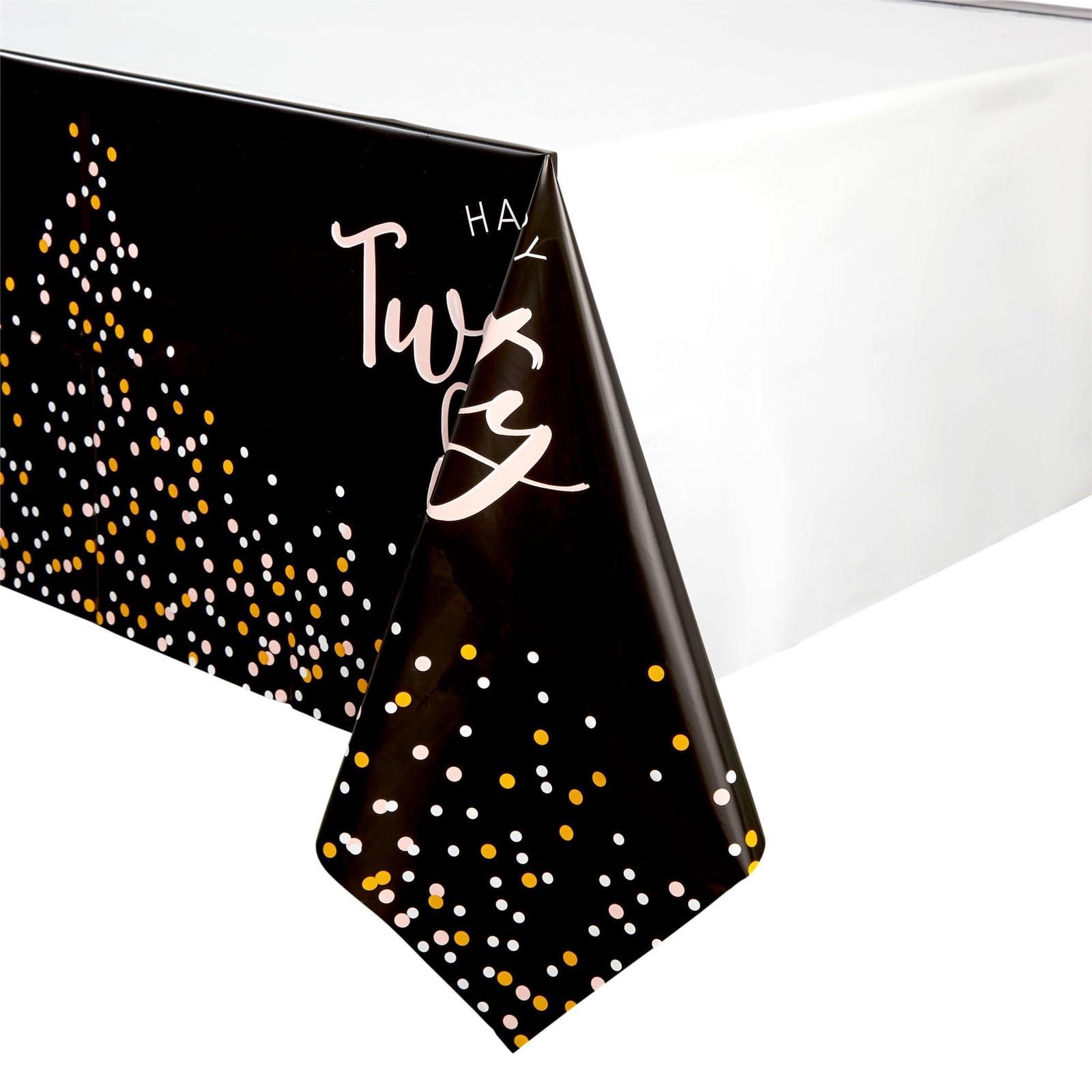 Sparkle and Bash 170 Piece 21st Birthday Party Supplies and Decorations Set for Girls, Includes Plates, Napkins, Tablecloth, Banner, Cups, and Cutlery (24 Guests)