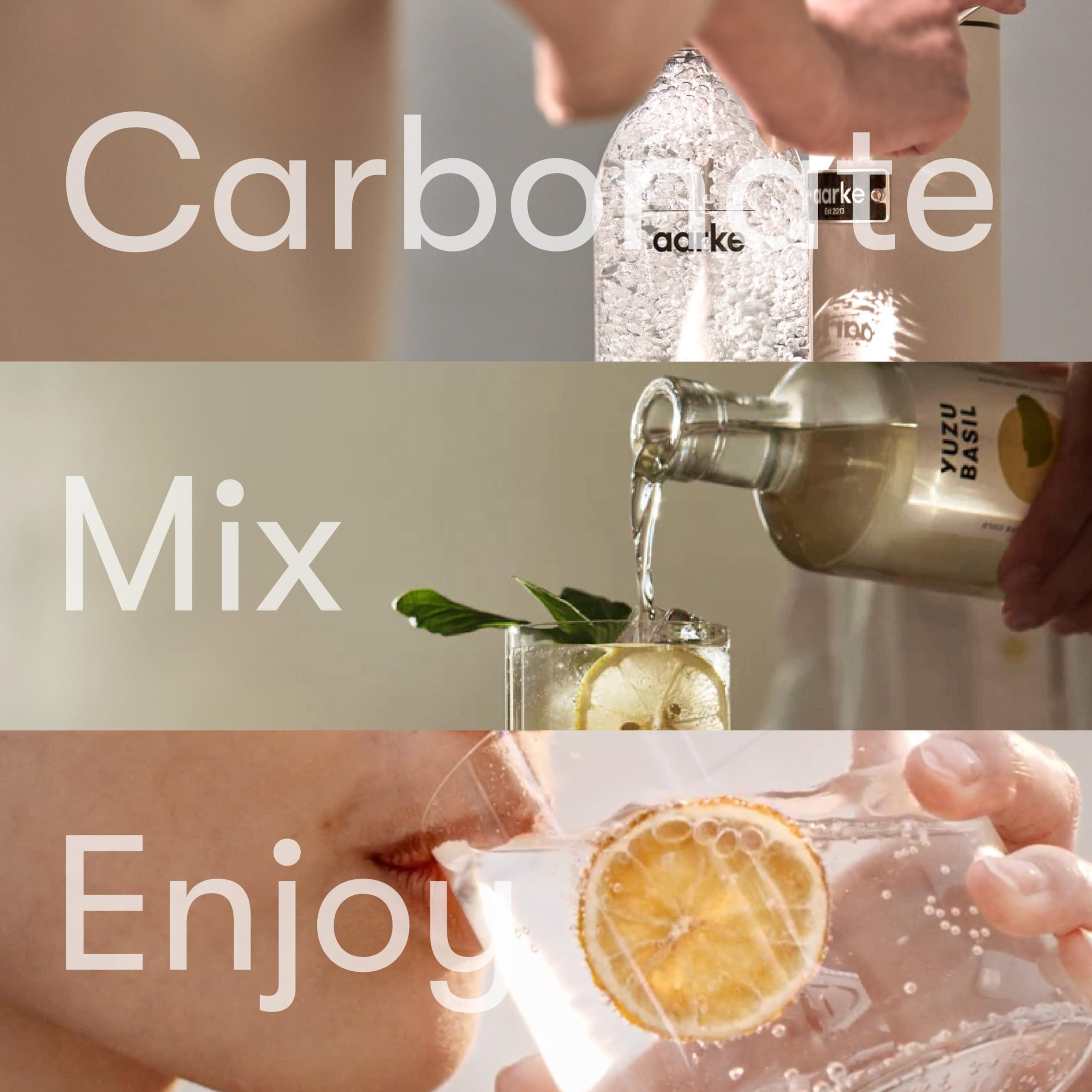 aarke aarke Drink Mixer, Effortless Mixing for Your Home Bar, Crafted Elixir to Complement Your aarke Carbonator, Each Glass Bottle Makes 8 Beverages (Spruce Tonic)