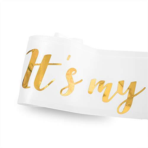 ADBetty \"It\'s My 20th Birthday\" Sash - 20th Birthday Sash Birthday Girl Sash Birthday Party Favours, Supplies and Decorations