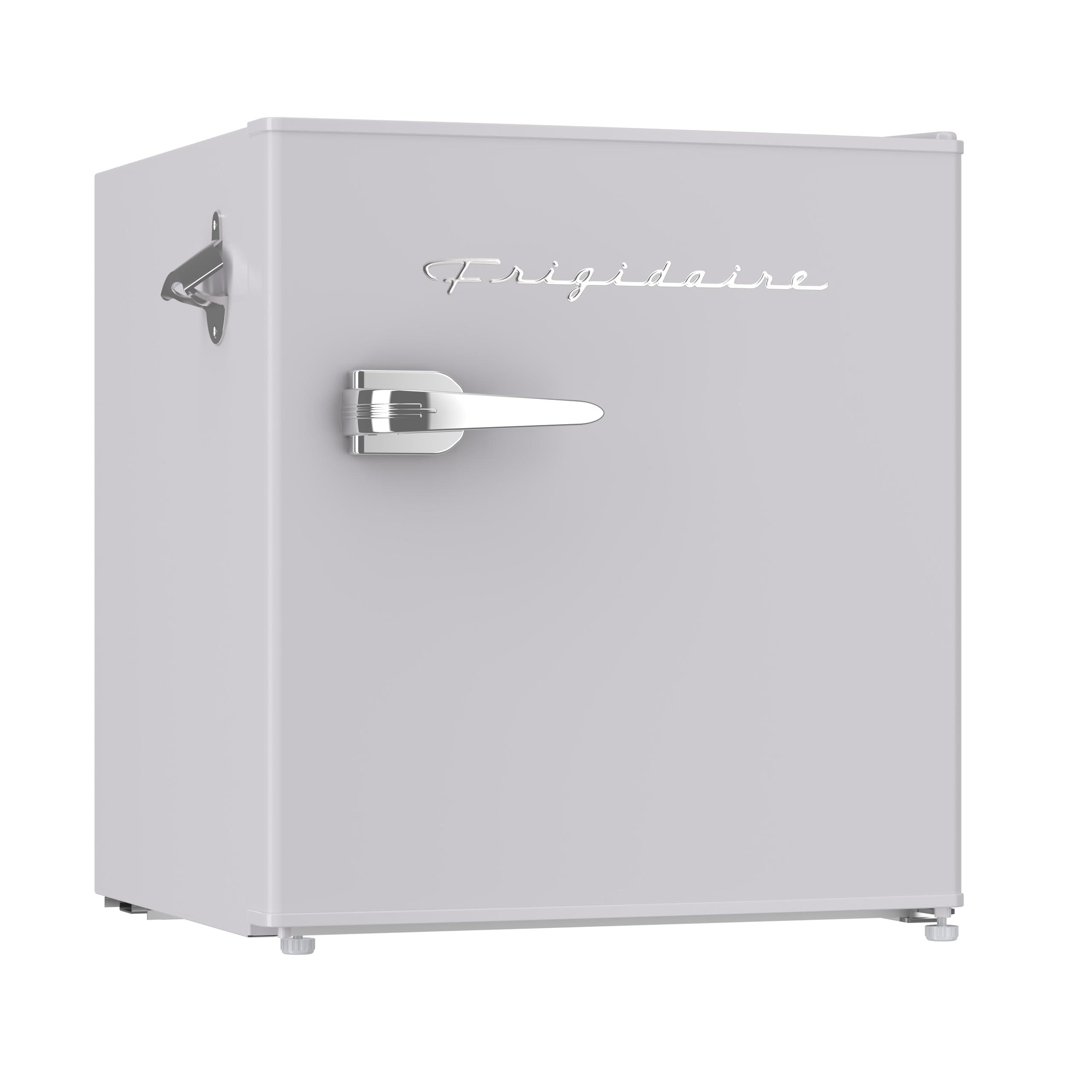 Frigidaire Frigidaire EFR176 Retro Compact Fridge with Chiller Mini Refrigerator with Built-in Bottle Opener for Office, Bedroom, Dorm Room or Cabin, 1.6 cu ft 16\" D x 18\" W x 18.5\" H, Moonlight