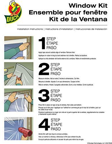 Duck Brand Duck Brand Indoor 10-Window Shrink Film Insulator Kit, 62-Inch x 420-Inch, 286216