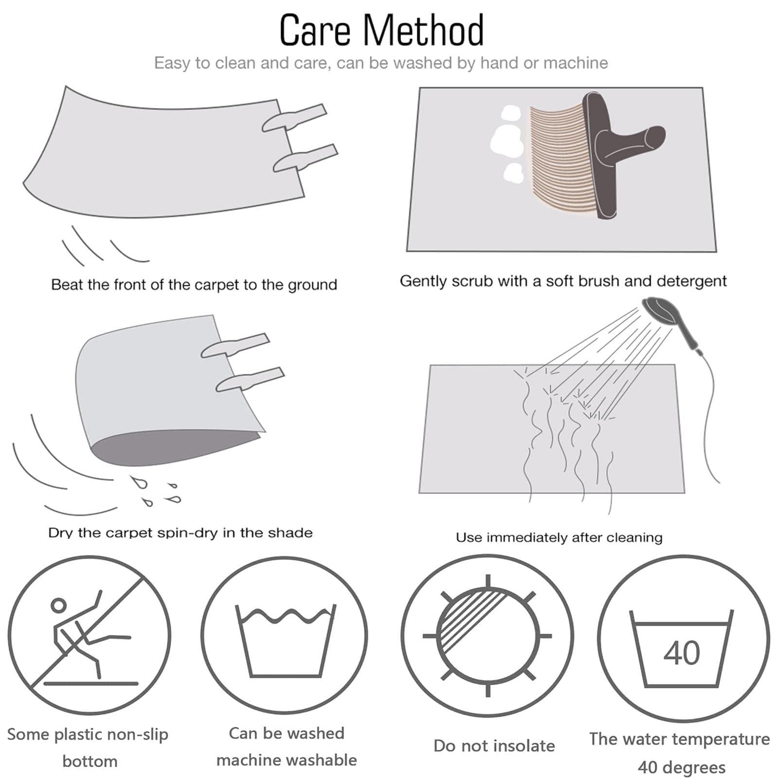 ELLECO Coastal Nautical Beach Ocean Themed Area Rugs, Starfish Coral Seashell Easy Clean Rug, Soft Non-Skid Carpet Throw Rug for Kids Teen Girls Boys Bedroom Living Room Bathroom Classroom Office 6.6ftx5.3ft