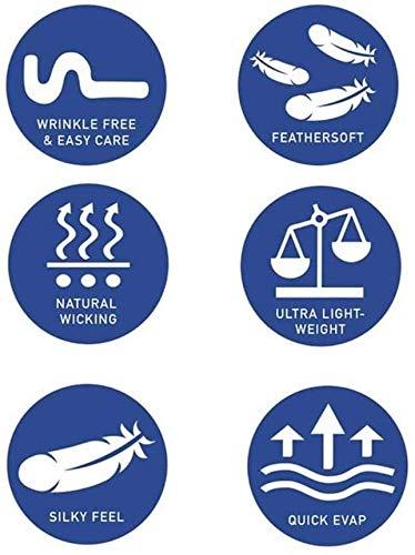 British-Linen Full-XXL Bed Skirt 30 Inch Drop Split Corner Ruffle Gathered Style, 100% Microfiber Luxury 1 Piece Bed Skirt Dust Ruffle Full-XXL Size 54 x 84 Wrinkle & Fade Resistant - Light Blue Solid.