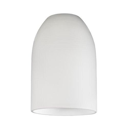 Design Classics White Dome Glass Shade - Lipless with 1-5/8-Inch Fitter Opening