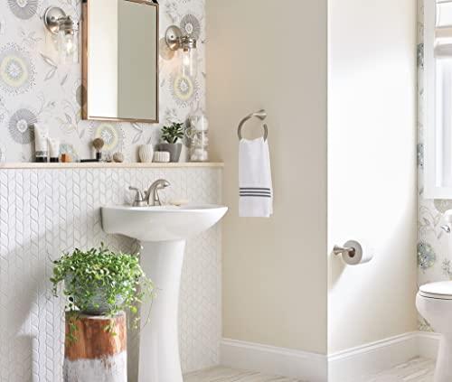 Moen Moen Y1208BN Oxby Collection Pivoting Toilet Paper Holder, Brushed Nickel