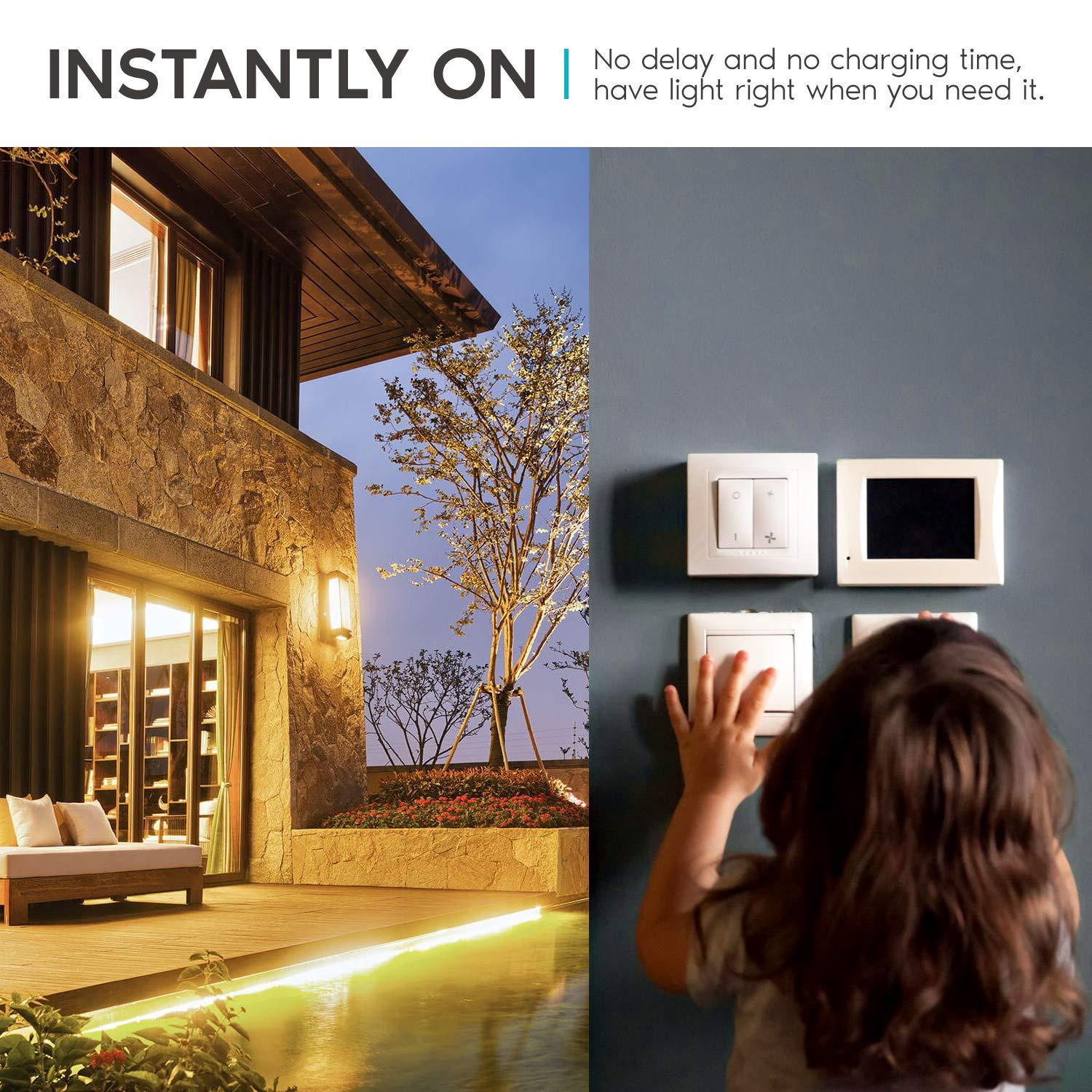 LUXRITE LUXRITE A21 LED Bulbs 150 Watt Equivalent, 2550 Lumens, 2700K Warm White, Dimmable Standard LED Bulb 22W, Energy Star, E26 Medium Base - Indoor and Outdoor (2 Pack)