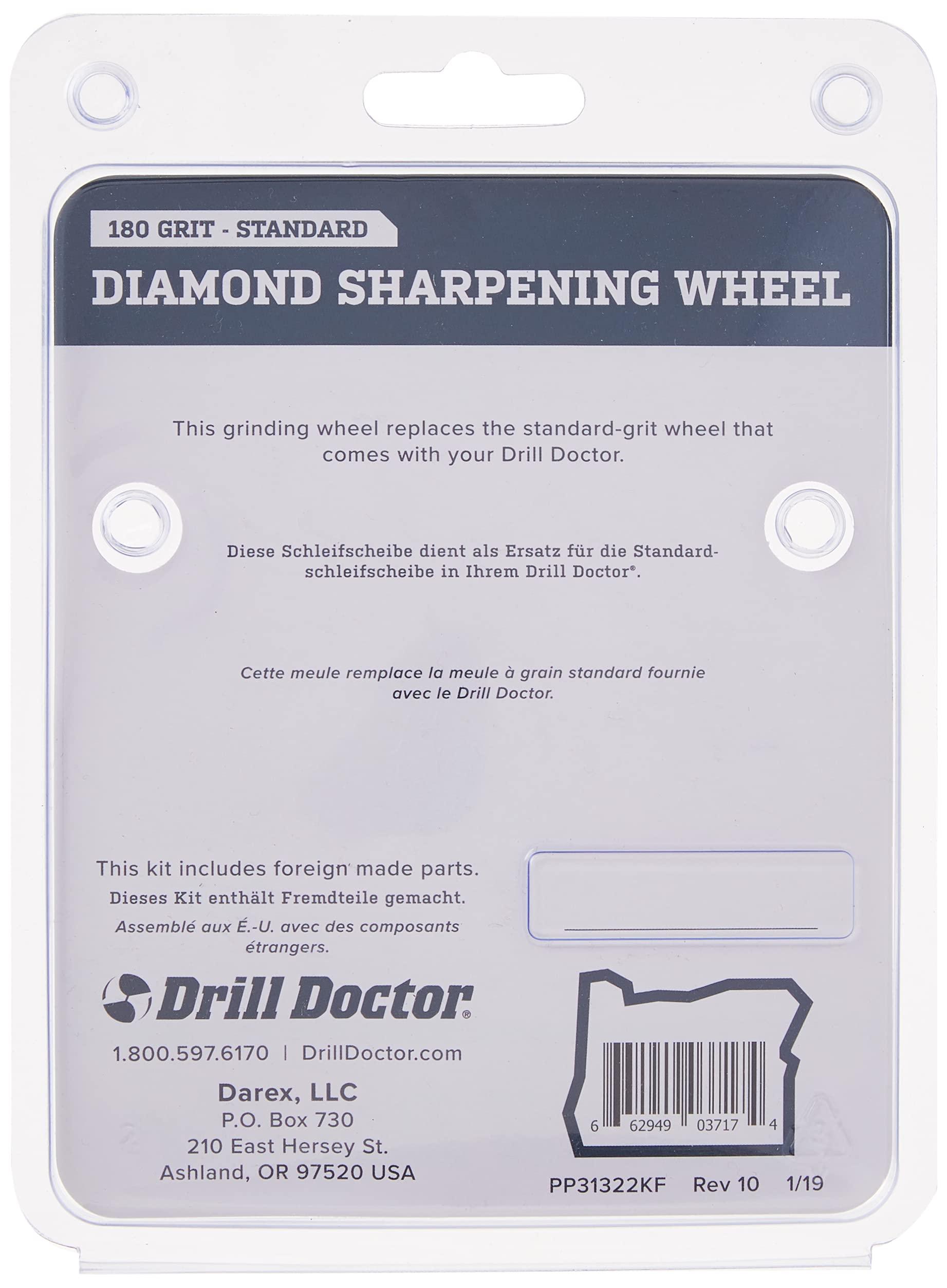 Drill Doctor/Darex Drill Doctor DA31320GF 180 Grit Diamond Replacement Wheel for 350X, XP, 500X and 750X