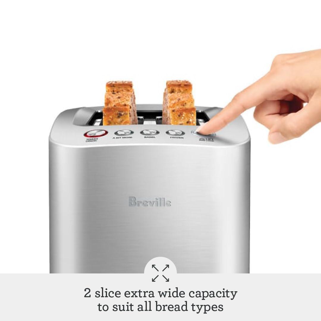 Breville Breville Die-Cast Smart Toaster, 2-Slice, Brushed Stainless Steel