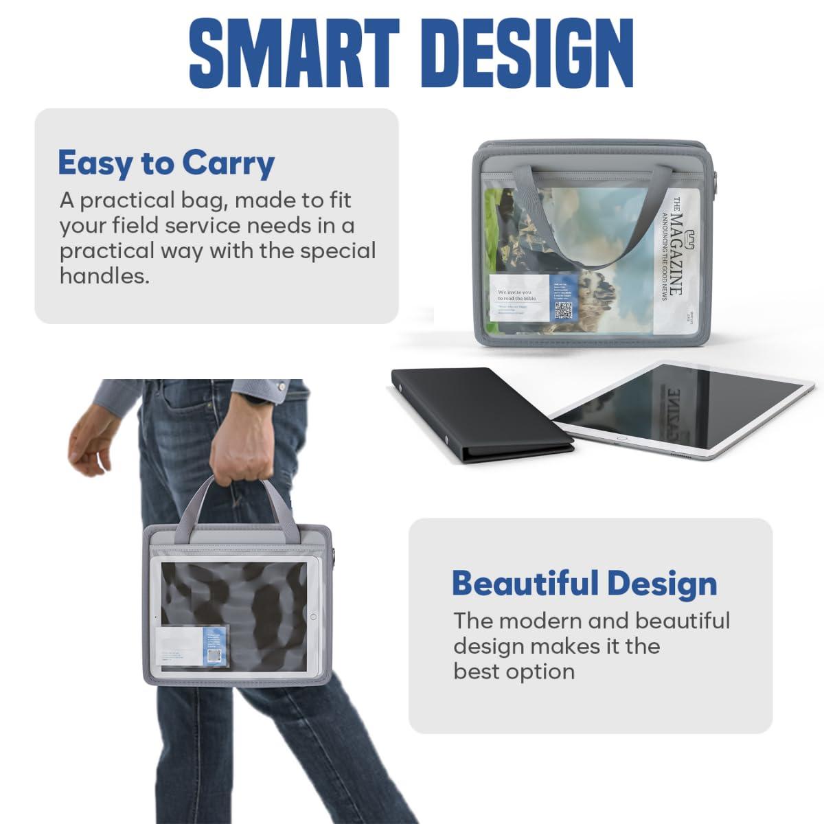 OLDECORY JW Magazine and Tract Holder, JW Field Service Supplies, JW Gifts Ideas, JW Ministry Supplies, jw.org Gifts, JW Ministry Organizer, JW Magazine Holder, Jehovah Witness Ministry Supplies, JW Supplies