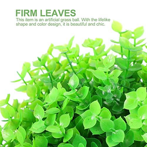 PROUH Artificial Plant Topiary Ball Outdoor 24inch, Round Artificial Plant Topiary Ball, Not Easy Fall Off Artificial Plant Ball for Home Party &Weddings Display Decor Props