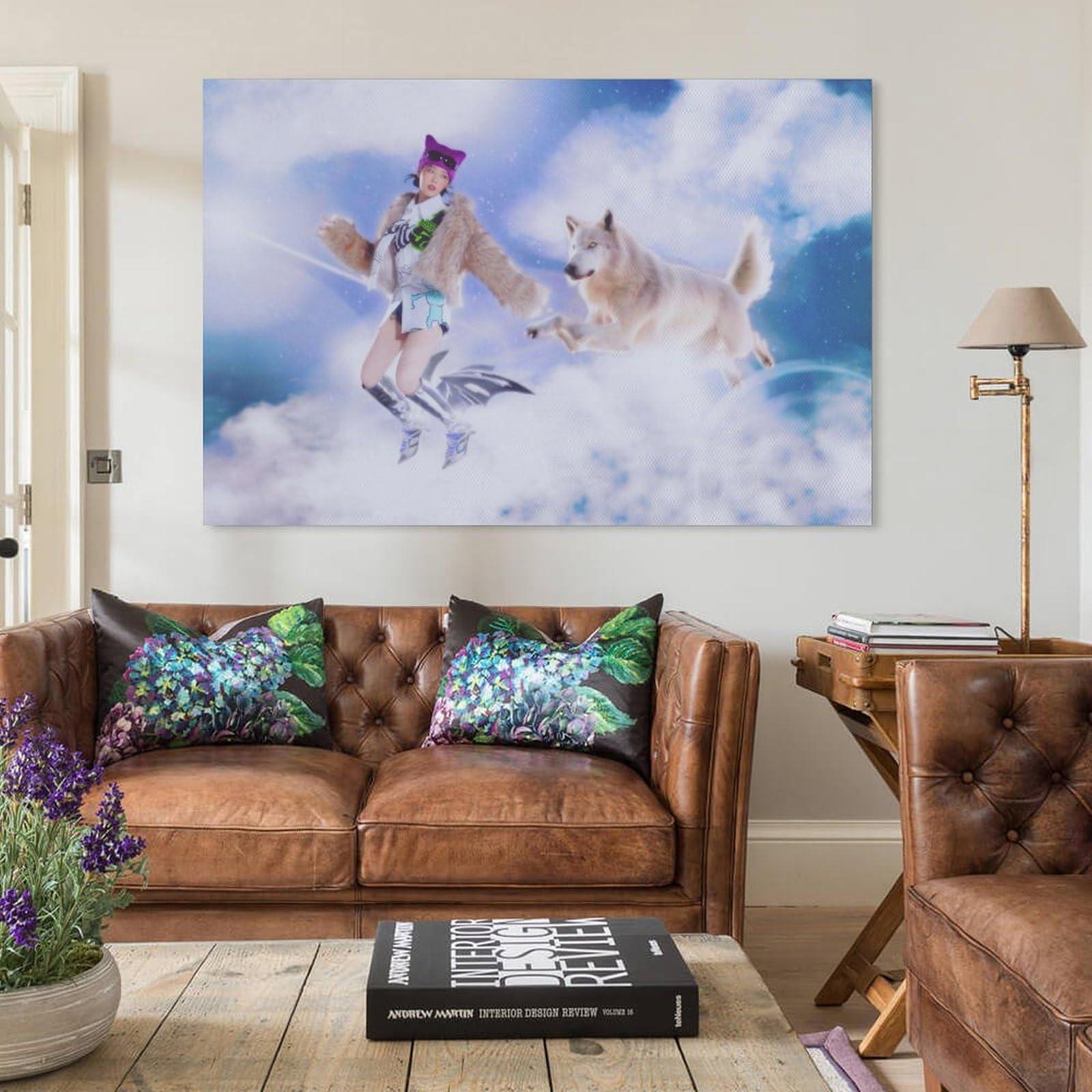 HomeLoft Basics KOREAN COCONA XG SHOOTING STAR MUSIC IDOLES ARTIST Canvas Art Poster And Wall Art Picture Print Modern Family Bedroom Decor Posters 12x18inch(30x45cm)