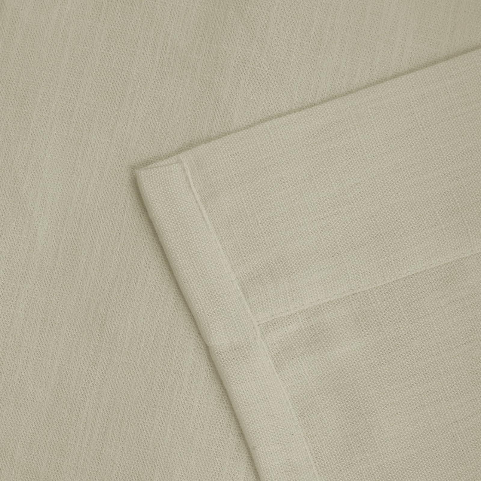 DotheDrape DotheDrape Pinch Pleated Curtains, Light Filtering Pinch Pleat Linen Curtains for Bedroom, Living Room, 72 Width 92 Inch Long 1 Panel, Beige