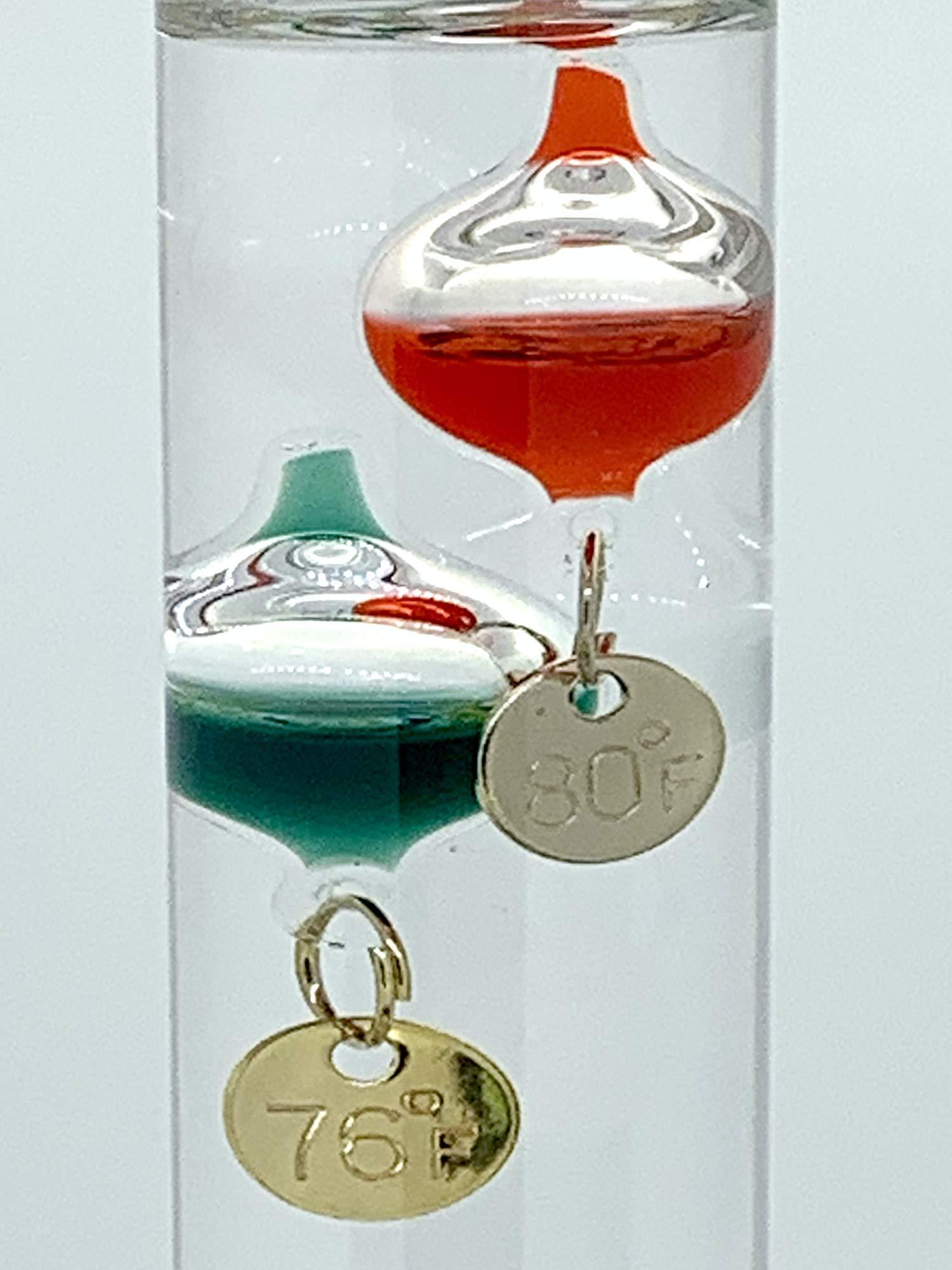 Glassic Gifts Glassic Gifts® Hanging Galileo Thermometer Glass Ornament
