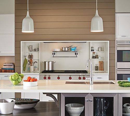 Moen Moen DN0794CH Iso 24-Inch Wide Bathroom Hotel-Style -Towel Shelf with -Towel Bar, Chrome