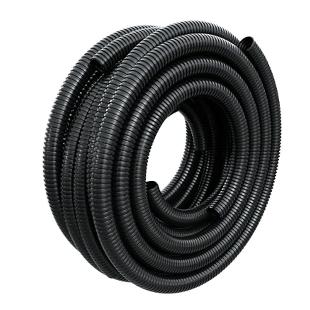Zangboer 30 FT 1/4 Wire Loom Split Tubing,Dog Cat Cord Protector,Split Wire Loom Tubing Wire Conduit Black (30FT 1/4")
