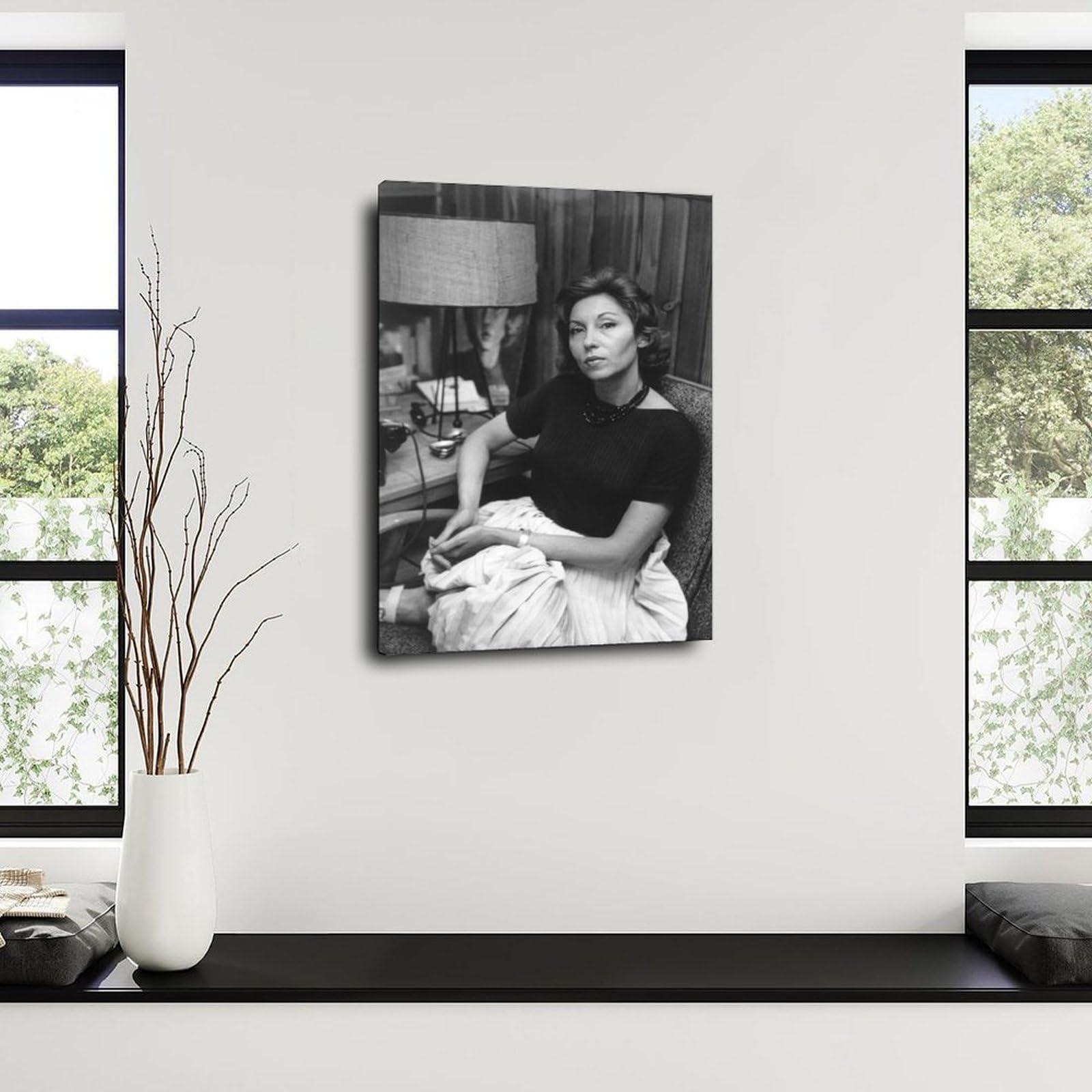 SXDIYF SXDIYF Clarice Lispector Writer Portrait Poster 1 Canvas Painting Wall Art Poster for Bedroom Living Room Decor 12x18inch(30x45cm)