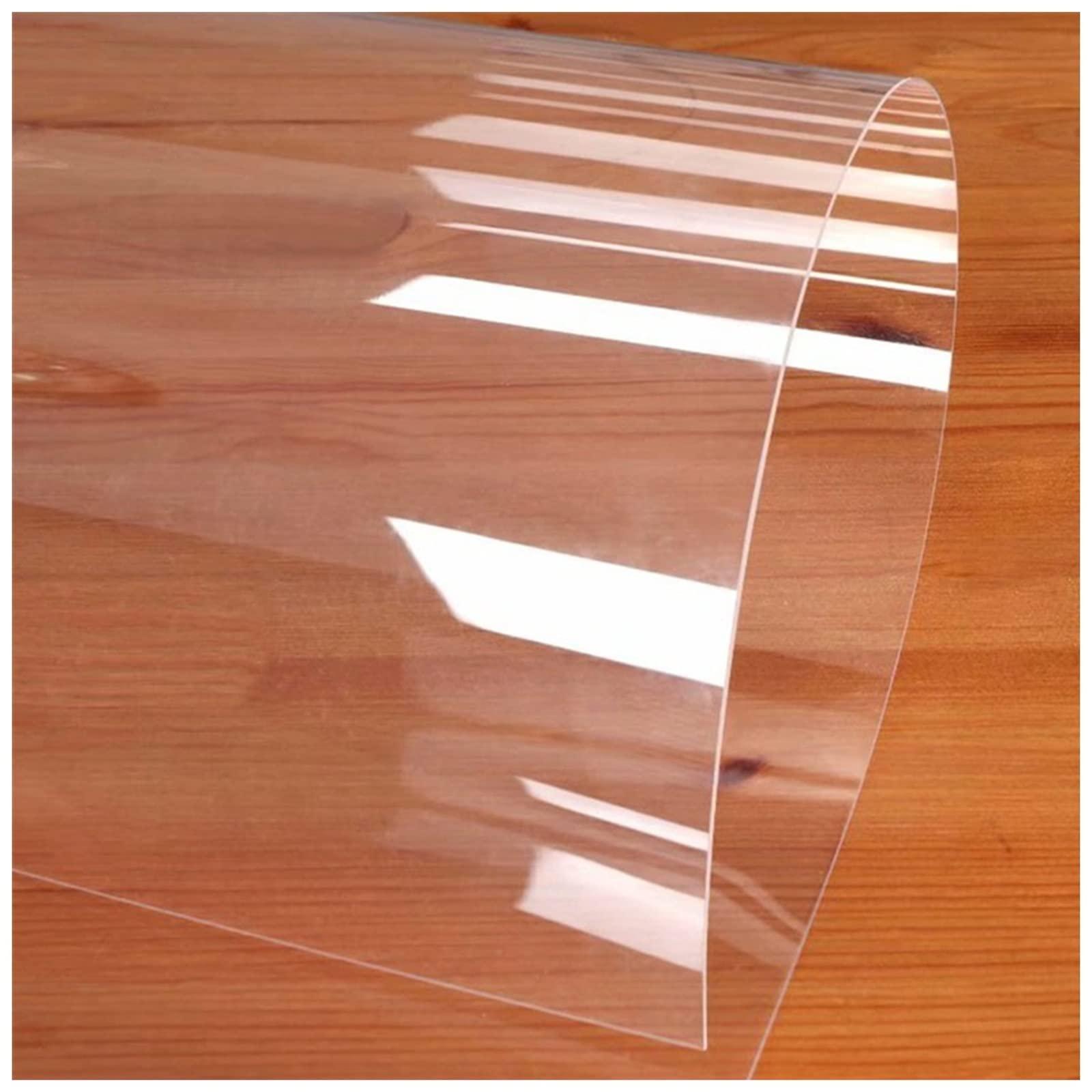 MLYYJH MLYYJH Clear Vinyl Rugs Runners, Protector Mats for Hardwood Floors/Office Chair/Entryway Rugs/Living Room Carpet, 30 50 70 90 110 130 150 170 180 inch Large, Heavy Duty Waterproof Non-Slip Plastic