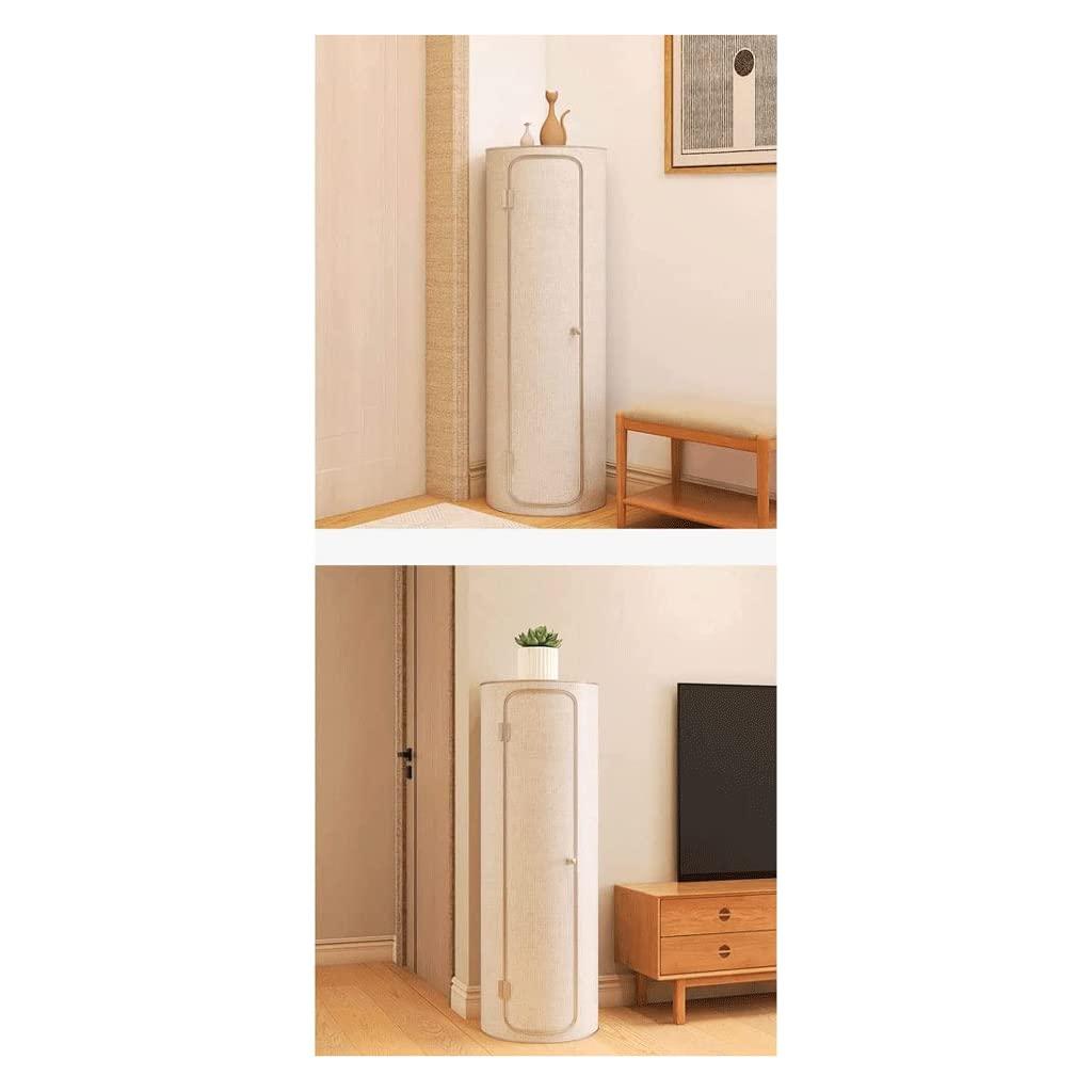 LIOONS 7-Tier Vertical Shoe Racks Creative Round with Door Shoe Shelf Shoe Organizer for Entryway, Living Room, Bedroom Shoe Tower