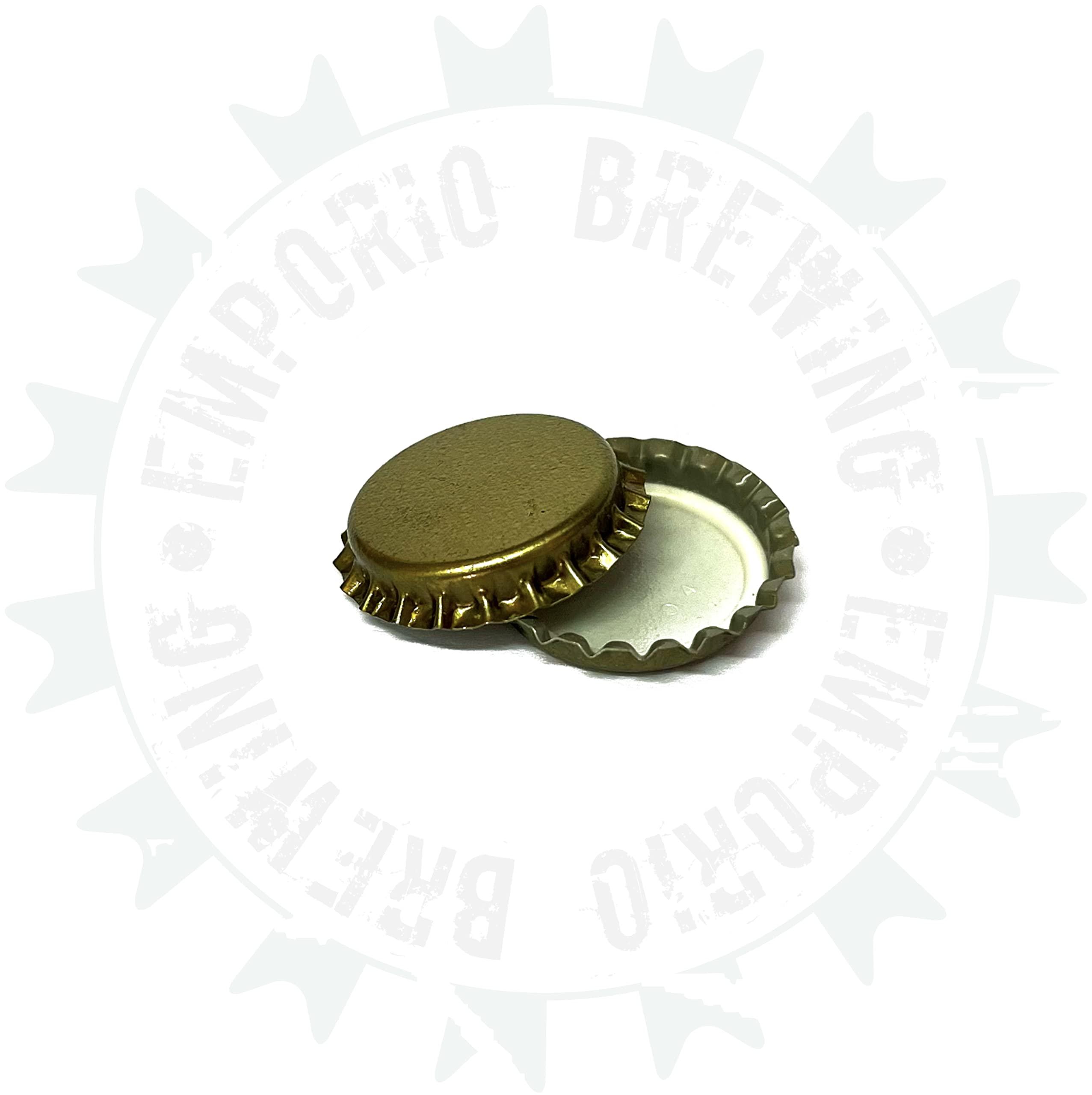 BSG HandCraft 29mm Champagne and European Bottle Caps - 100-Count