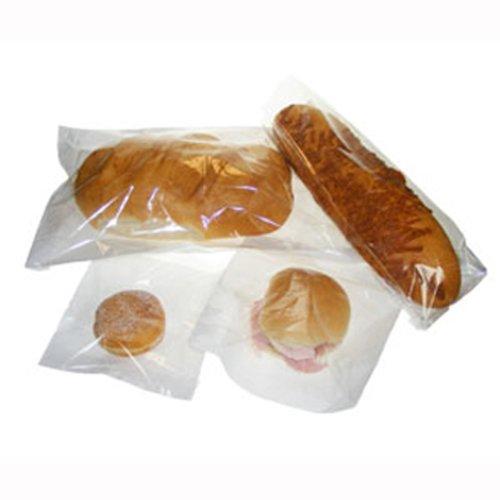 Swoosh Supplies 100 x Cellophane White Film Fronted Sweet/Sandwich/Food Paper Bags - 7" x 7"