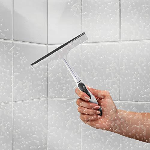 Better Living Better Living Products B.Smart Shower Squeegee with Storage Hook, 7, White and Grey