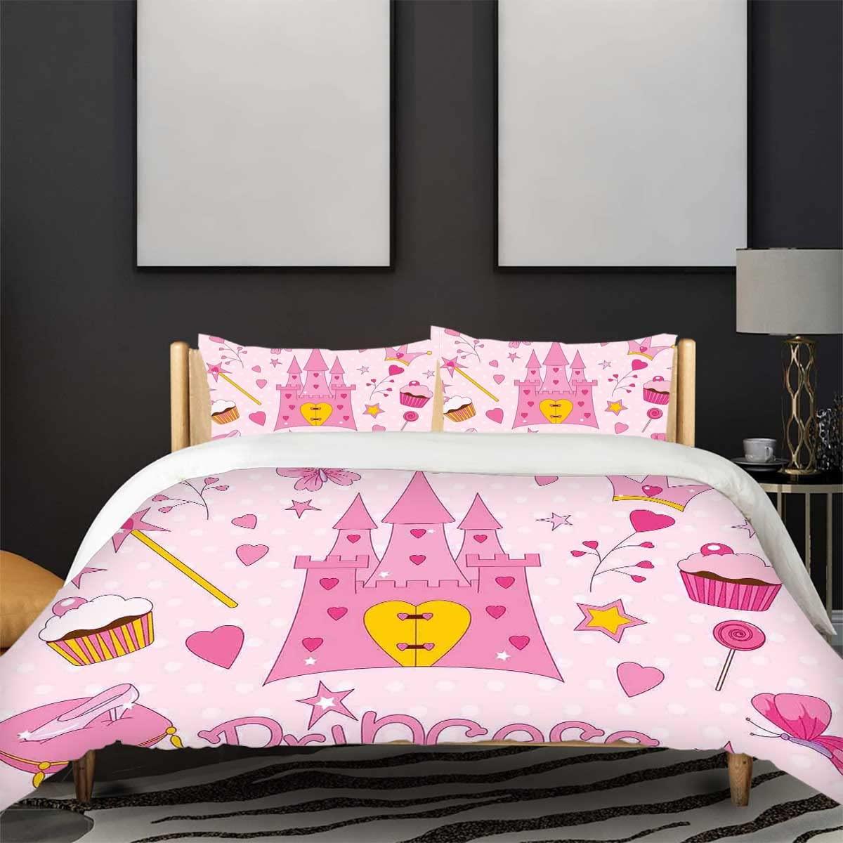 G15-ART Kids Organic Duvet Cover Twin XL, 3 Pieces Duvet Covers Soft and Breathable with 2 Pillow Case Twin(68\"X90\")