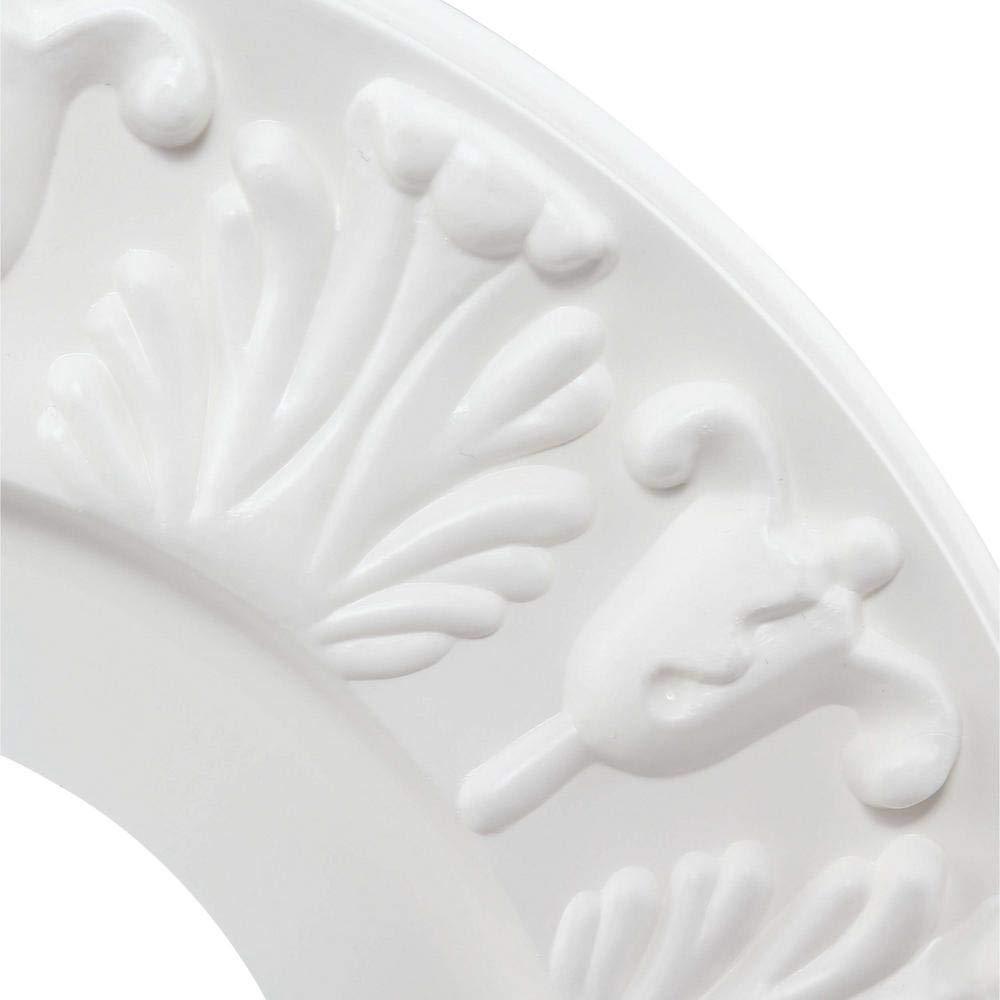 Westinghouse Westinghouse 7702700 10\" White Victorian Molded Plastic Ceiling Medallion