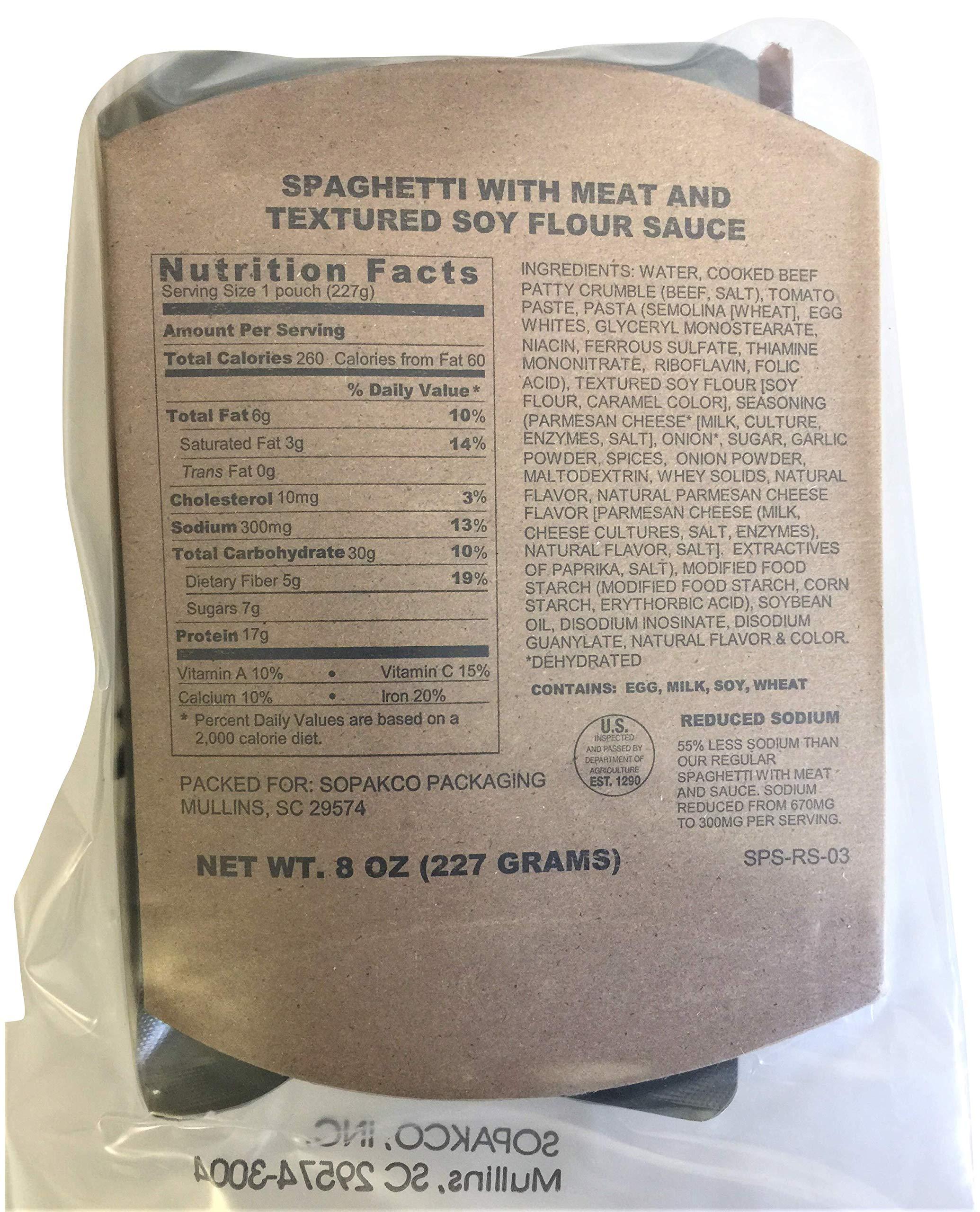 Ozark Outdoorz, LLC 6/2021 Pack Date - 6/2026 expiration MREs with 16 MREs-Reduced Sodium Food Rations-Meals Ready To Eat-2021 Manufacture Date
