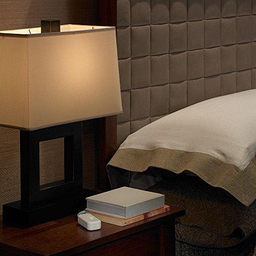 Lutron Lutron Credenza LED+ 100-Watt Plug-In Lamp Dimmer Switch, TTCL-100H-WH, White