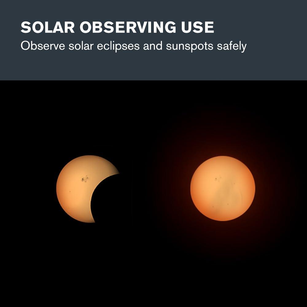 Celestron Celestron  EclipSmart Solar Shades Observing Kit  Meets ISO 12312-2:2015(E) Standards  Four Eclipse Glasses & Guidebook  Perfect for Safe Sun Viewing and Sunspots