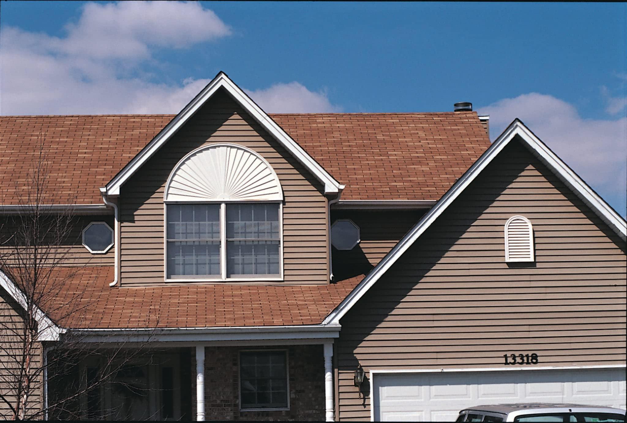 Fypon Fypon 18\"W x 30\"H x 2\"P Brick Mould Style Cathedral Louver, Functional