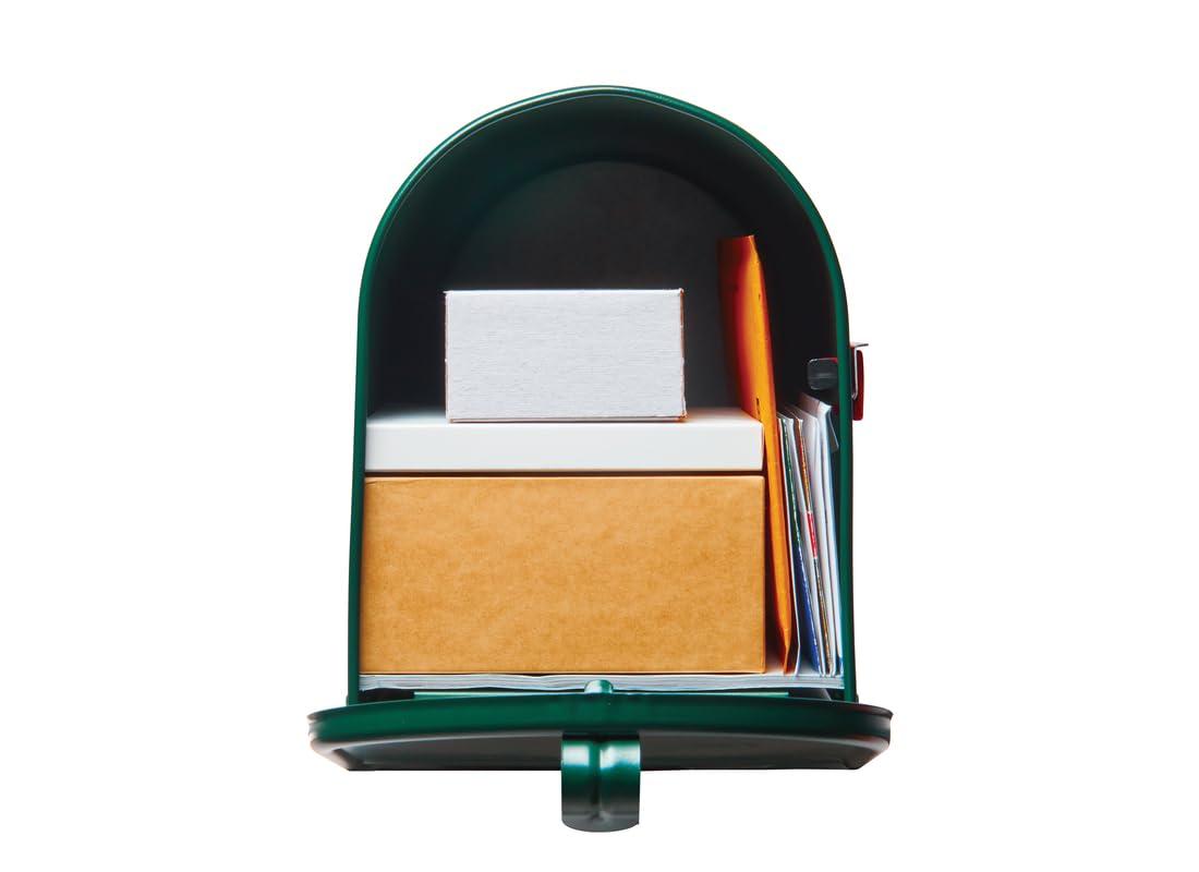 Gibraltar Mailboxes Gibraltar Mailboxes Elite Large Capacity Galvanized Steel Green, Post-Mount Mailbox, E1600G00