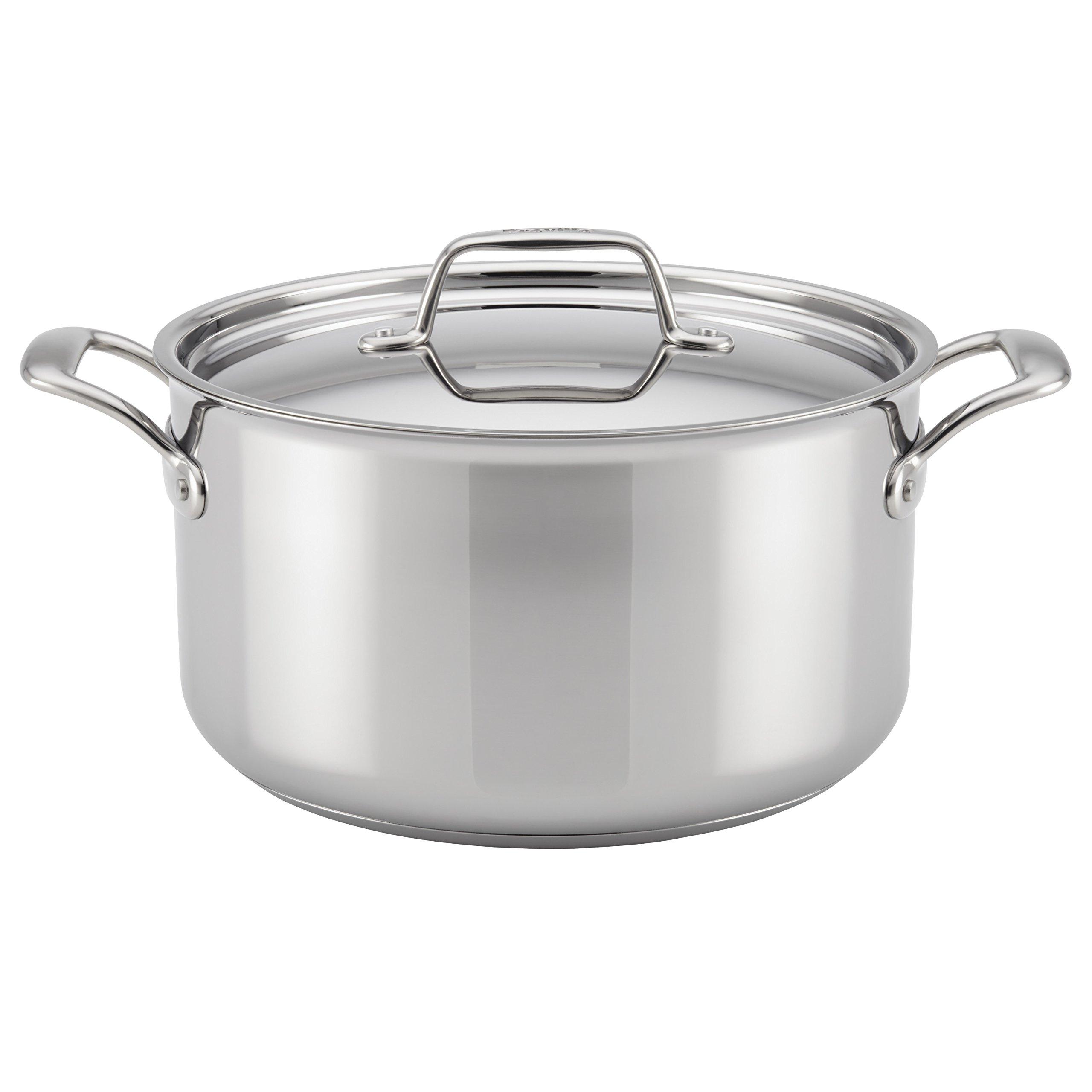 Breville Breville Thermal Pro Stainless Steel Stock Pot/Stockpot with Lid, 8 Quart, Silver