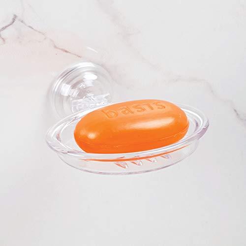 InterDesign InterDesign Power Lock Suction, Soap Holder, Clear
