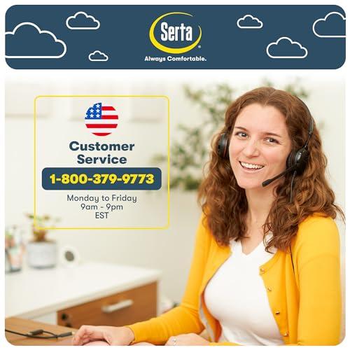 Serta Serta Ergonomic Executive Office Chair Motion Technology Adjustable Mid Back Design with Lumbar Support, Ivory Bonded Leather