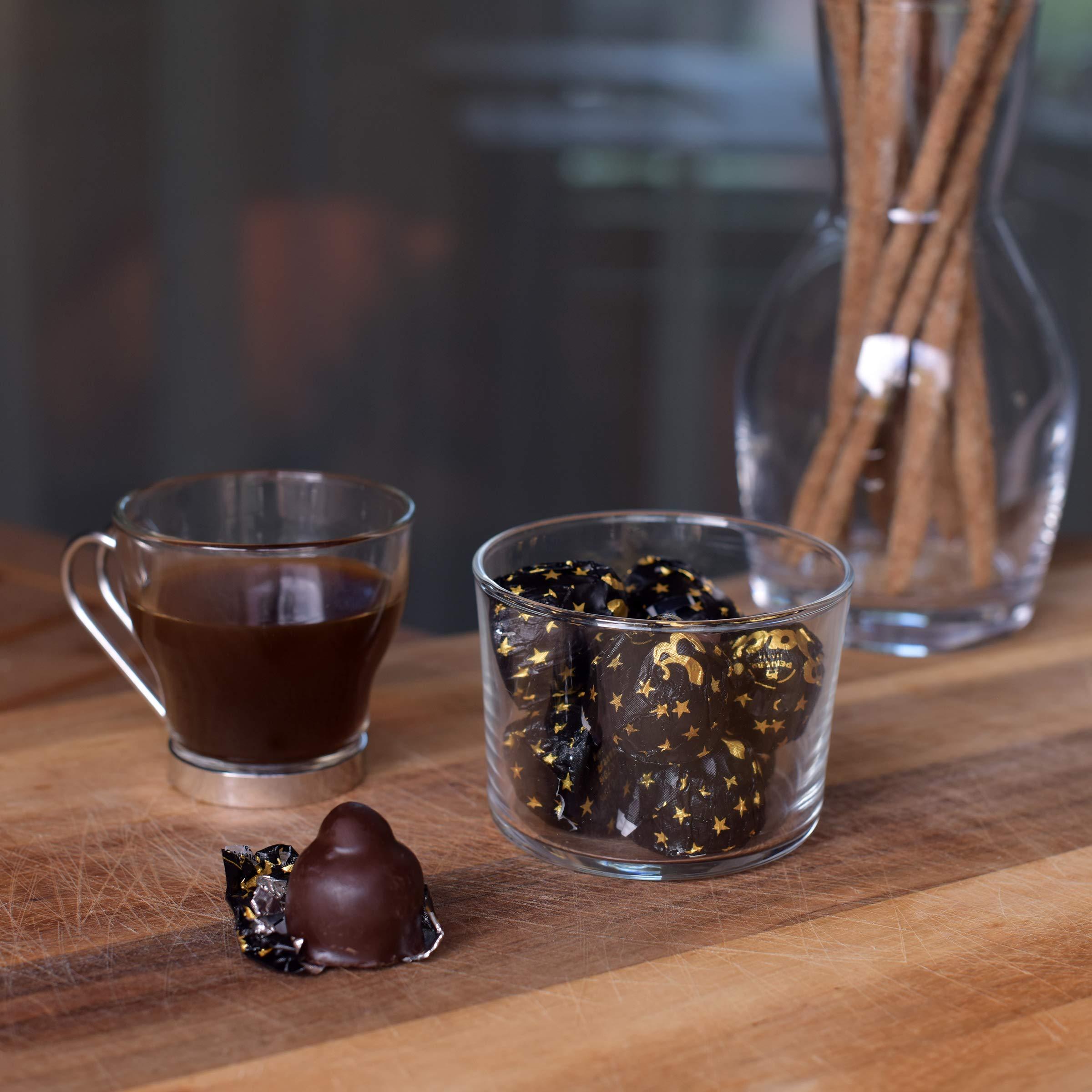 Bormioli Rocco Bormioli Rocco Verdi Espresso Cup With Stainless Steel Handle, Set of 4, Gift Boxed, 3.5 ounces