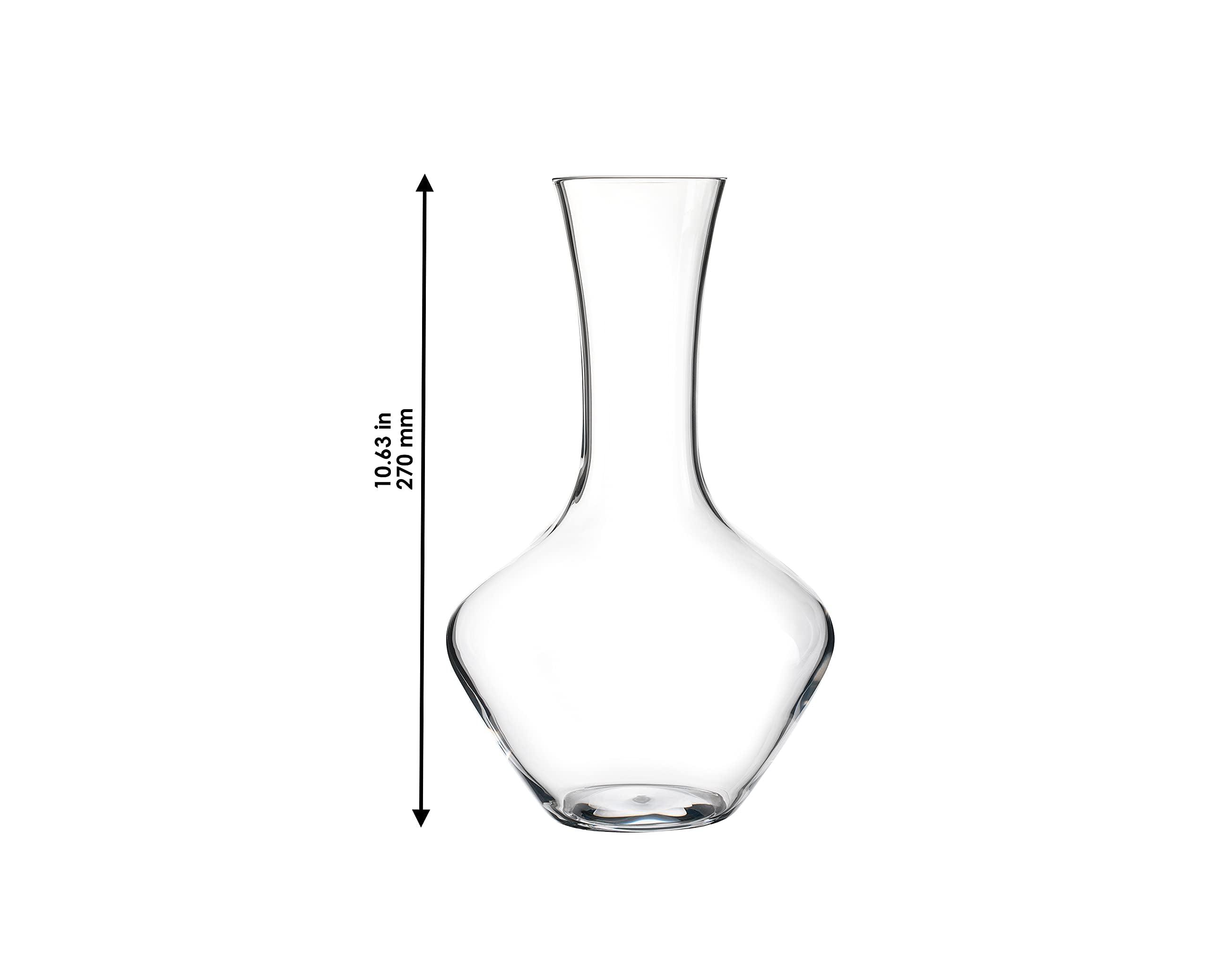 Nachtmann Nachtmann Vivendi Wine Decanter & Bordeaux Glasses (5-Piece Set) - Elegant Crystal Glassware & Whisky Carafe, Break-Resistant, Dishwasher Safe - Ideal for Wine Enthusiasts & Special Occasions