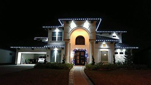 MIK Solutions MIK Solutions C9 LED Bulb (Pack of 25) Cool White Replacement Christmas Light Bulbs Faceted Retrofit Candle Shape Commercial Grade E17 Socket Roof Lights Bulbs