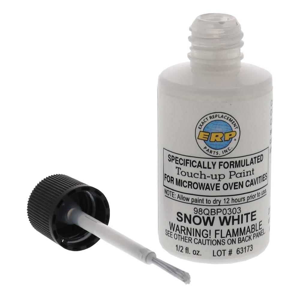 ERP ERP Microwave Oven Universal Cavity Touch Up Paint 98QBP0303 Snow Bright White