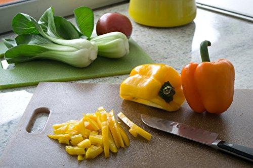 Architec Architec 6417190 EcoSmart Cutting Board, 12" by 16", Recycled Plastic and Flax Husk, Made in The USA, Green PolyFlax