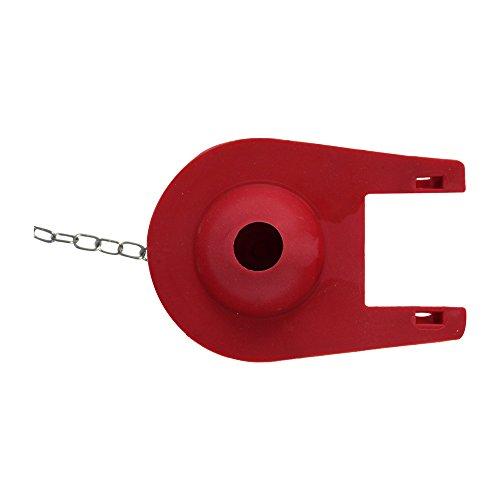 Korky Korky Korky-2001TP 2001TP Universal Toilet Tank Flapper (3 Pack) -Easy to Install-Long Lasting All Rubber Seal-Made in USA, Red, 3 Count